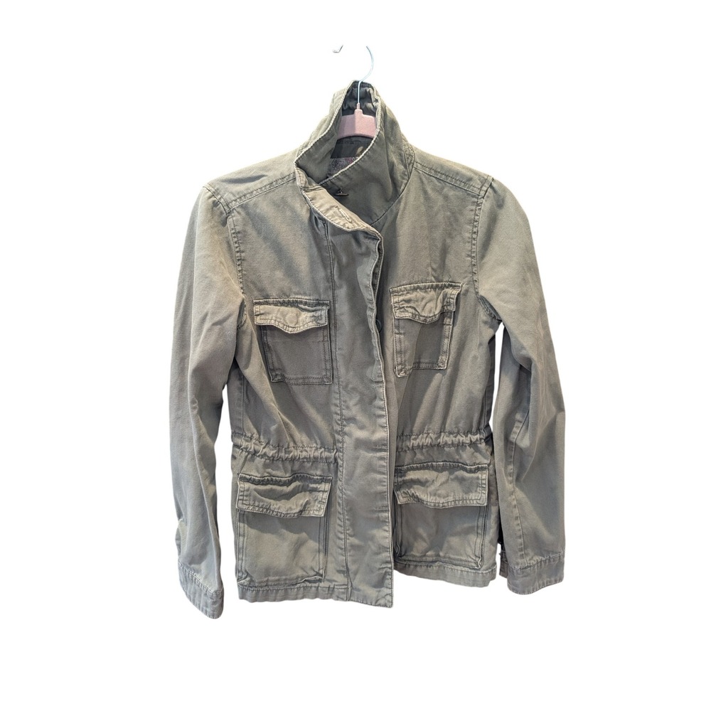 Ecote Urban Outfitters Utility Jacket Womens Olive Green Military Field Canvas S